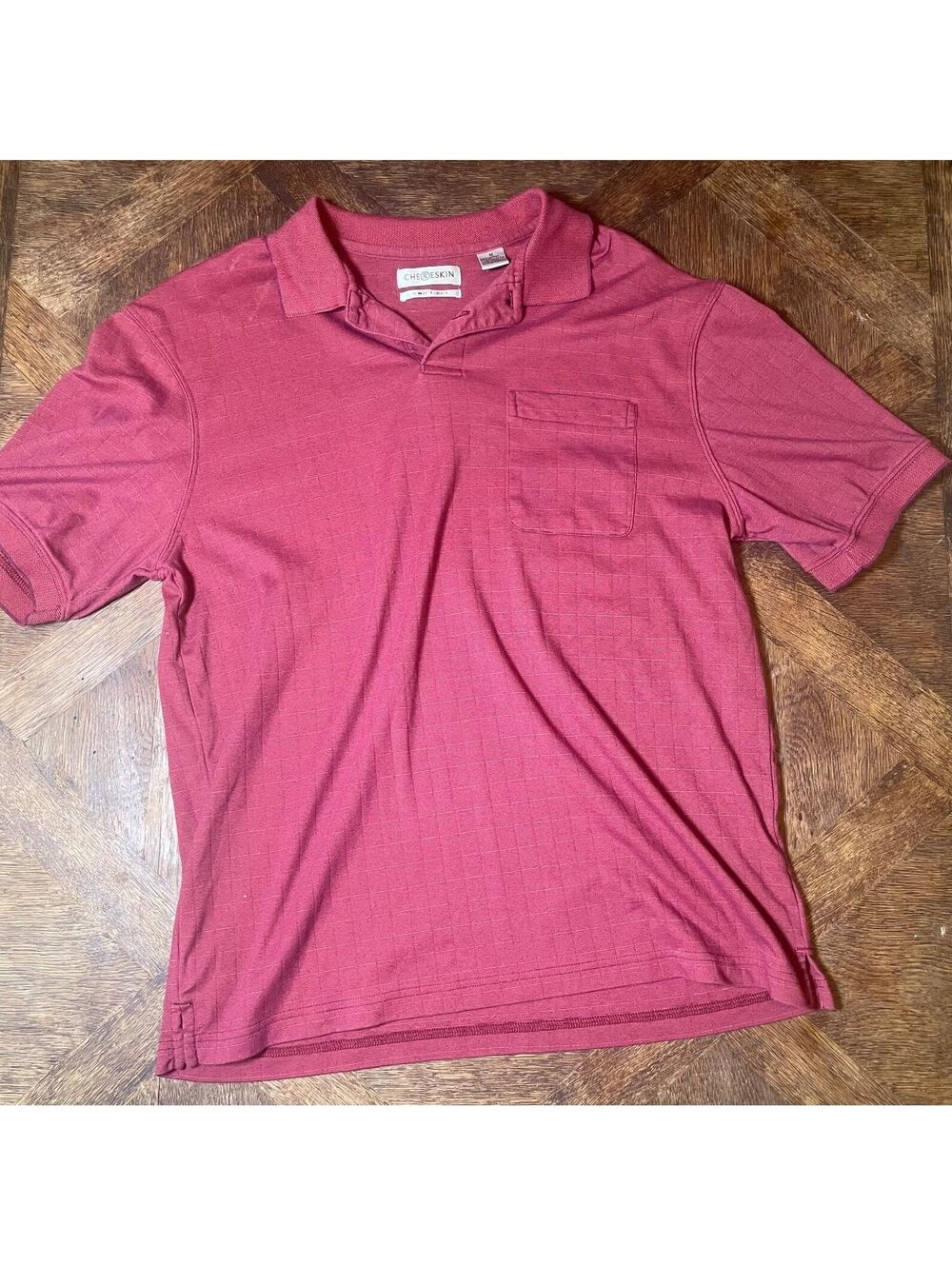 Chereskin swift dry men’s maroon short sleeve polo medium